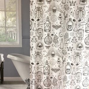 SOLD Witchy Shower Curtain Set